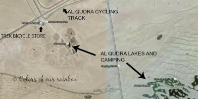 امام Qudra جھیل کے محل وقوع کا نقشہ
