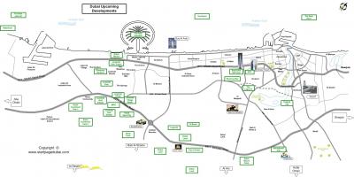 سرمایہ کاری پارک دبئی کے محل وقوع کا نقشہ