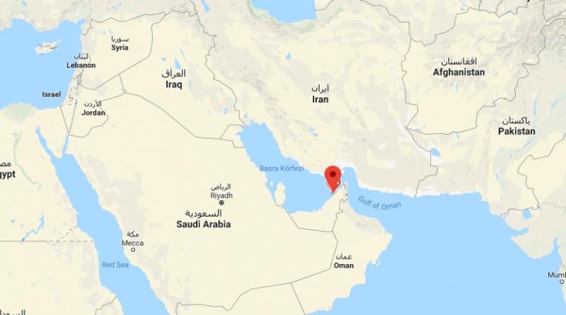 دبئی کے مقام پر دنیا کے نقشے