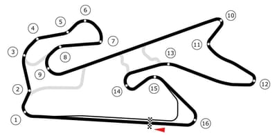 نقشہ کے دبئی autodrome