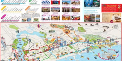 دبئی ہاپ پر ہاپ سے دور کا نقشہ