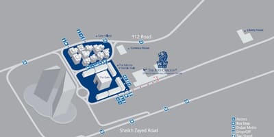 دبئی DIFC نقشہ