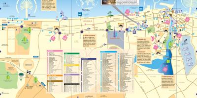 کا نقشہ برج خلیفہ